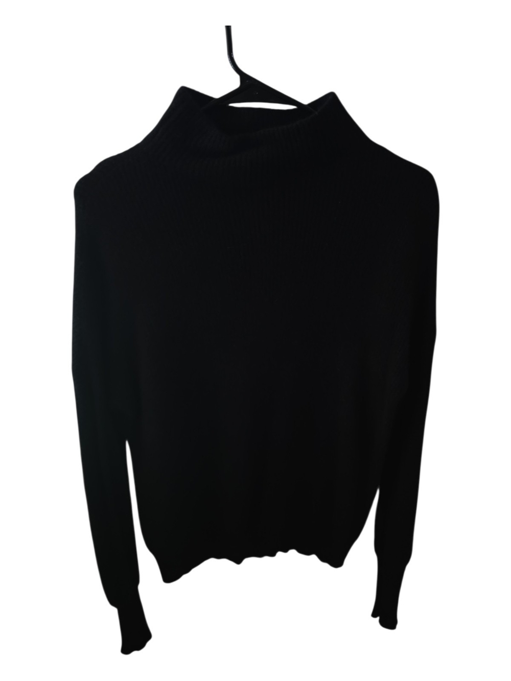 Cashmere Black Turtleneck Sweater - Sleek Everyday Knit